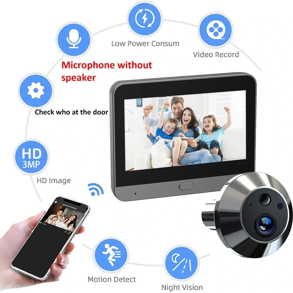PD10 4.3" Peephole Camera